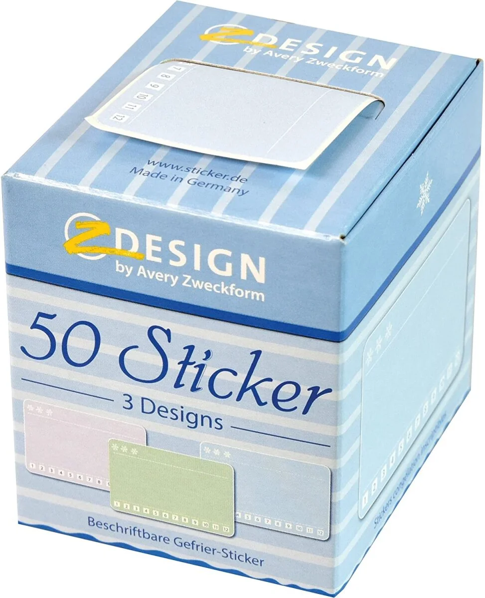 AVERY Zweckform ZDesign Sticker auf Rolle "Tiefkühl Monate" (EAN: 4004182568224)
