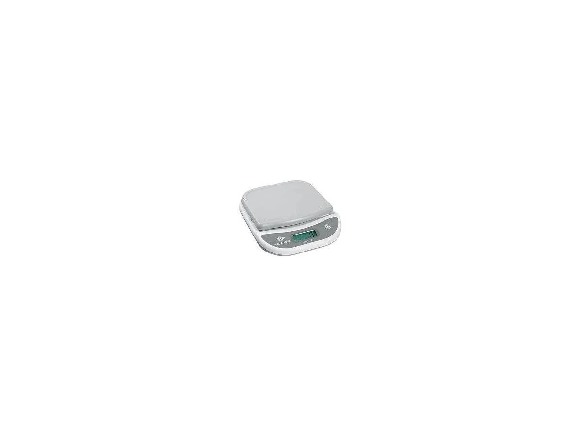 WEDO Elektronische Brief- und Päckchenwaage Wedo 2000, weiß/hellgrau (EAN: 4003801784618)