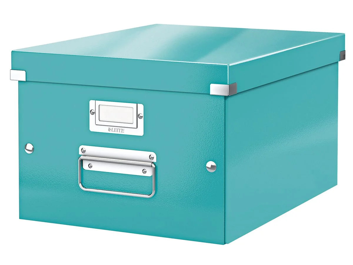 LEITZ Ablagebox Click & Store WOW, DIN A4, eisblau (EAN: 4002432103799)