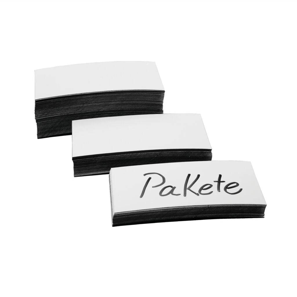 magnetoplan Magnet-Etiketten, weiß, 50 x 100 x 0,6 mm (EAN: 4013695012643)