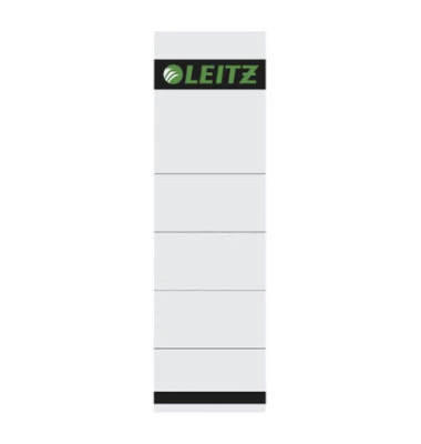 LEITZ Ordnerrücken-Einsteckschild, 57 x 190 mm, Karton, grau (EAN: 4002432302215)