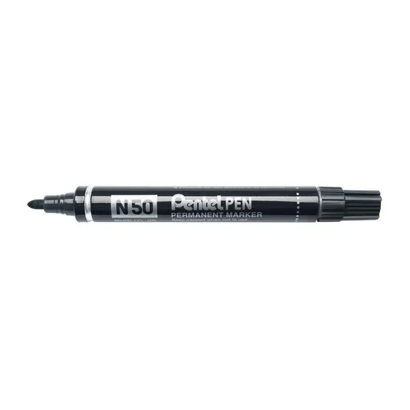 Pentel Permanent-Marker N50, schwarz, Rundspitze (EAN: 3474370750013)