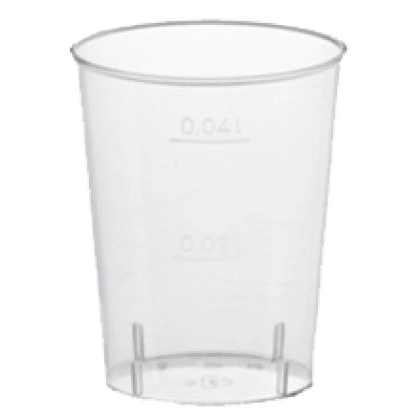 STARPAK Kunststoff-Schnapsglas, 2 cl, glasklar (EAN: 4002911121580)
