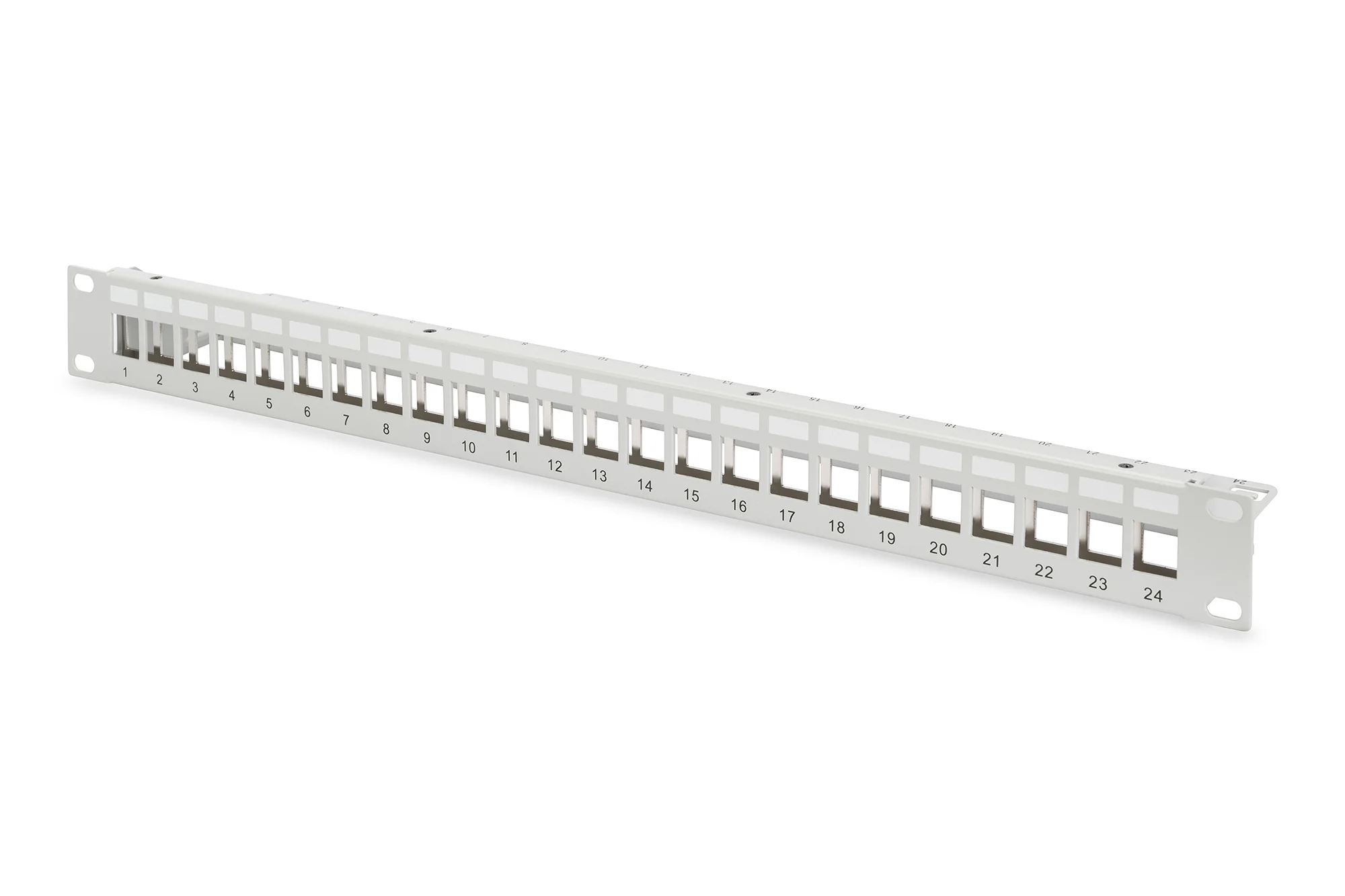 DIGITUS 19" Modular Patch Panel für Keystone Module, lichtgrau (RAL 7035) (EAN: 4016032280781)