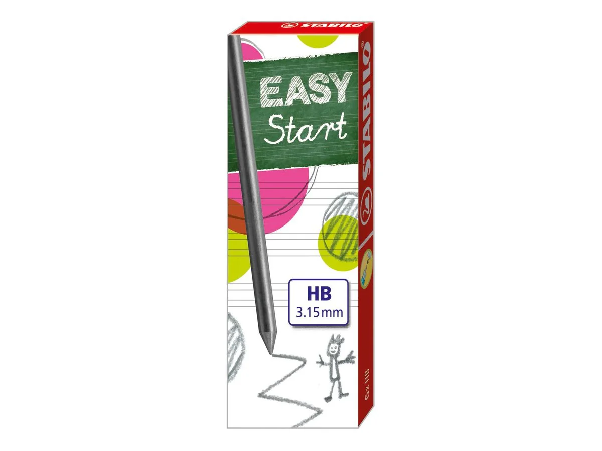 STABILO Bleistiftminen für EASYergo 3.15, Härtegrad: HB (EAN: 4006381381154)