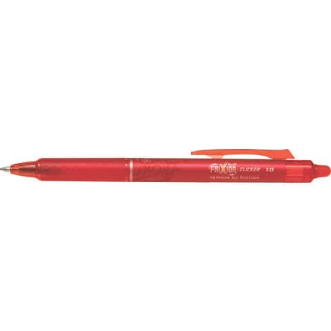 PILOT Tintenroller FRIXION BALL CLICKER 10, rot (EAN: 4902505551185)