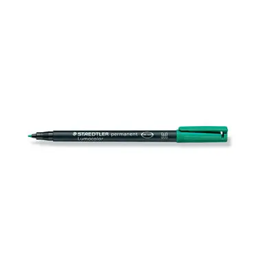 STAEDTLER Lumocolor Permanent-Marker 317M, grün (EAN: 4007817310656)