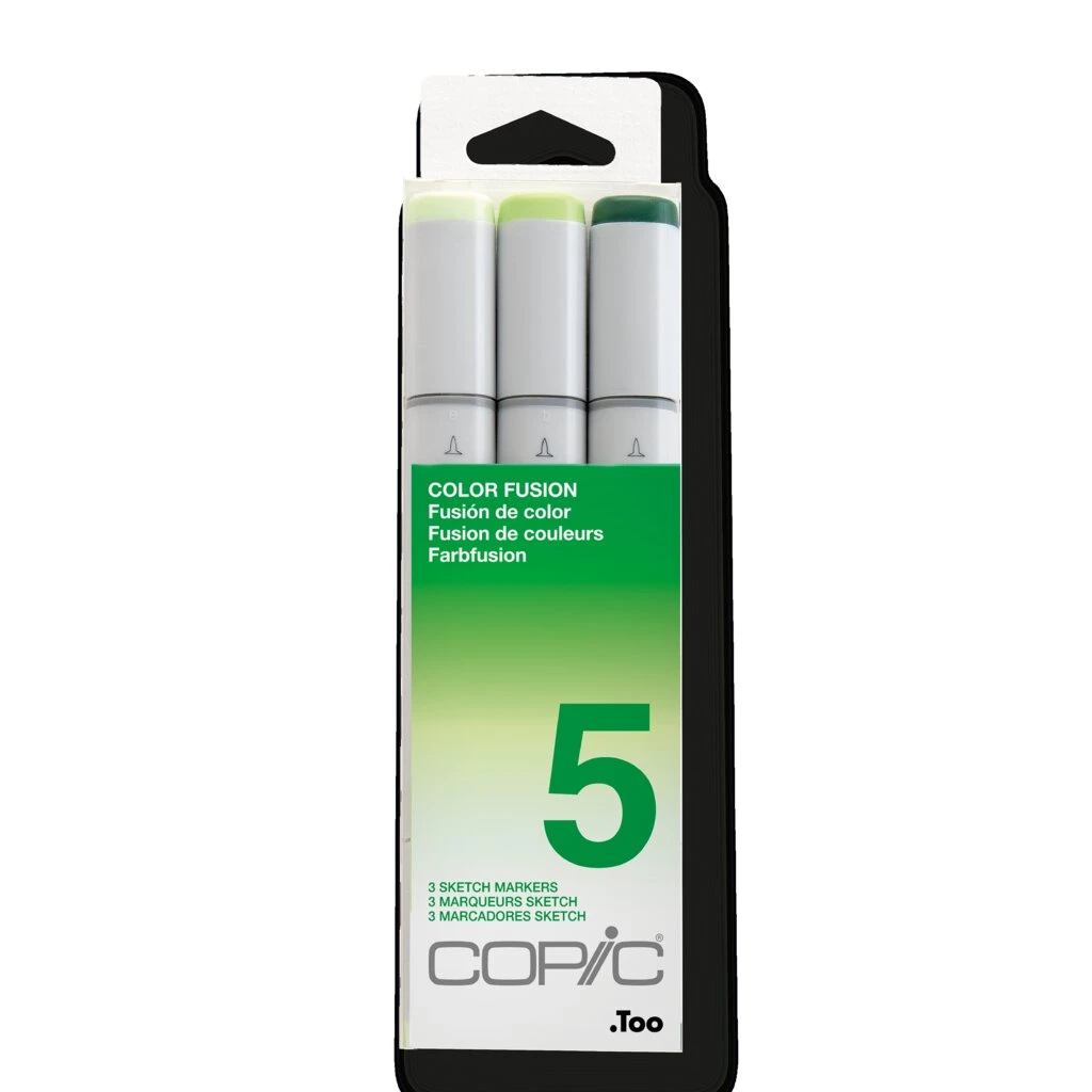 COPIC Marker sketch, 3er Set "Color Fusion 5" (EAN: 4511338053560)