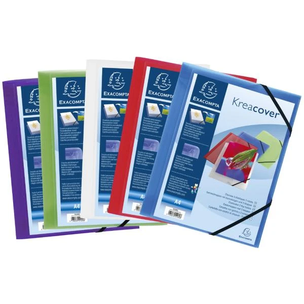 EXACOMPTA Eckspannermappe Kreacover, DIN A4, PP (EAN: 3130630551898)