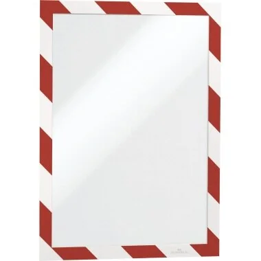 DURABLE Magnetrahmen DURAFRAME SECURITY, A4, rot/weiß (EAN: 4005546406565)