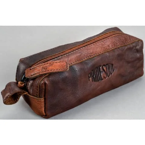 PRIDE&SOUL Schlamper-Etui, aus Leder, marone (EAN: 4021068471751)