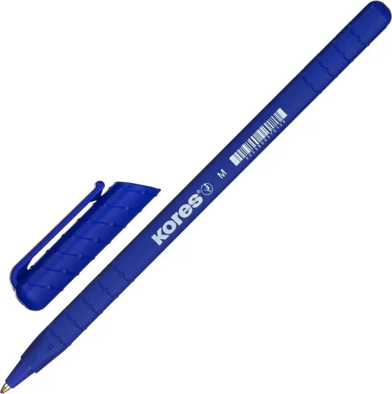 Kores Einweg-Kugelschreiber K-Pen Super Slide K0, blau (EAN: 9023800370129)