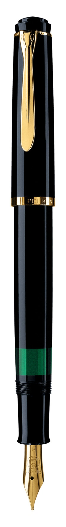 Pelikan Füllhalter M 200, schwarz, Federbreite: B (EAN: 4012700994011)