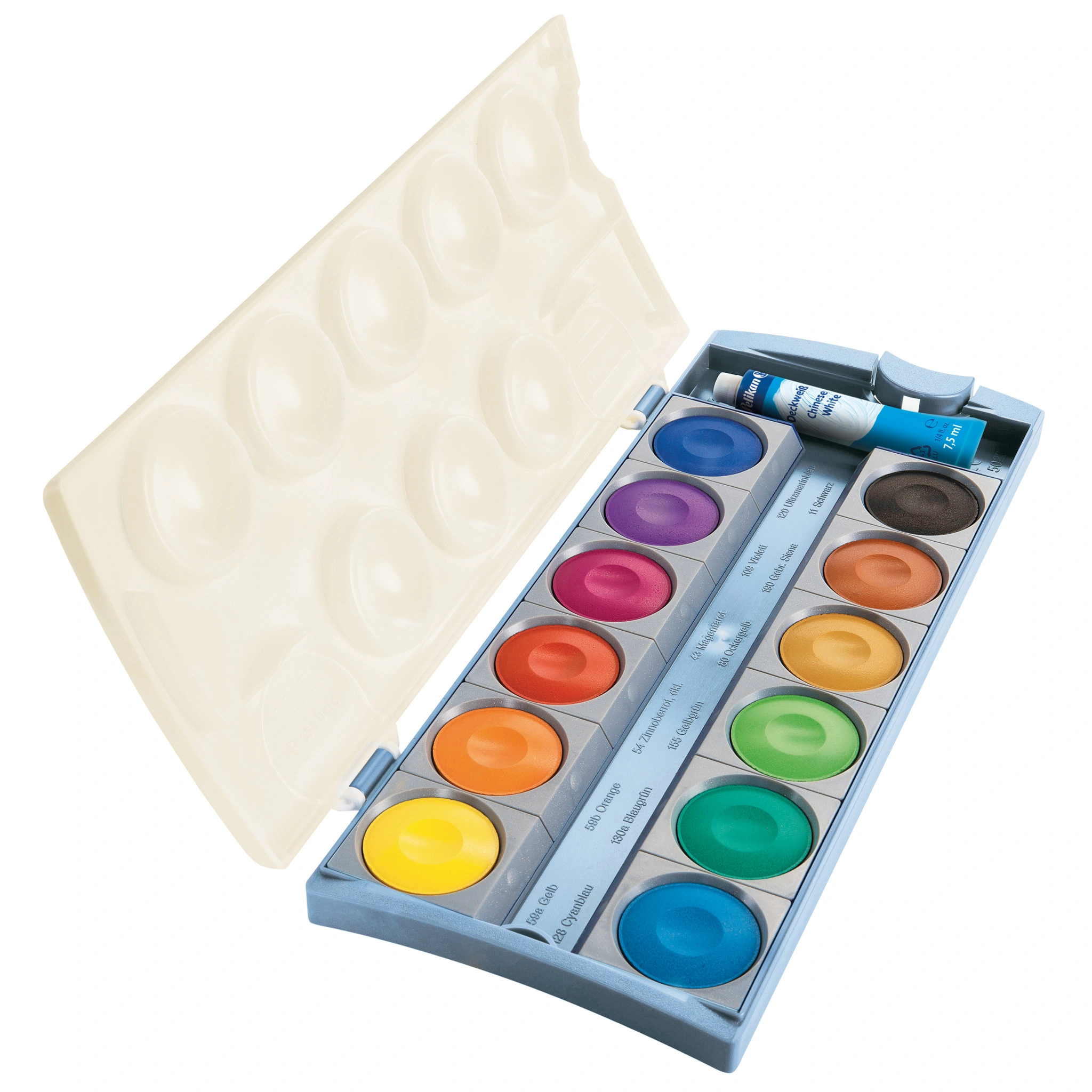 Pelikan Deckfarbkasten K12 eco, 12 Farben (EAN: 4012700701176)