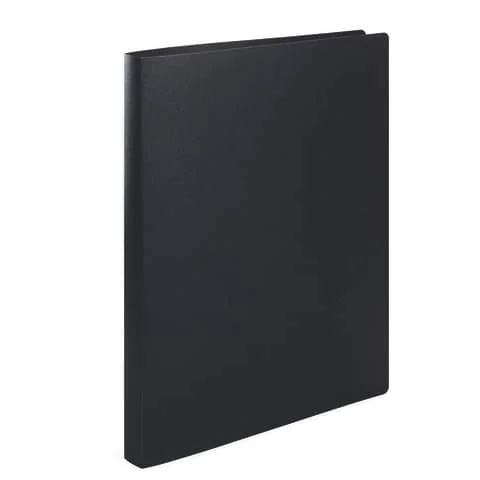 HERMA Ringbuch, DIN A4, 2-Ring-Mechanik, schwarz, schwarz transluzent (EAN: 4008705191609)