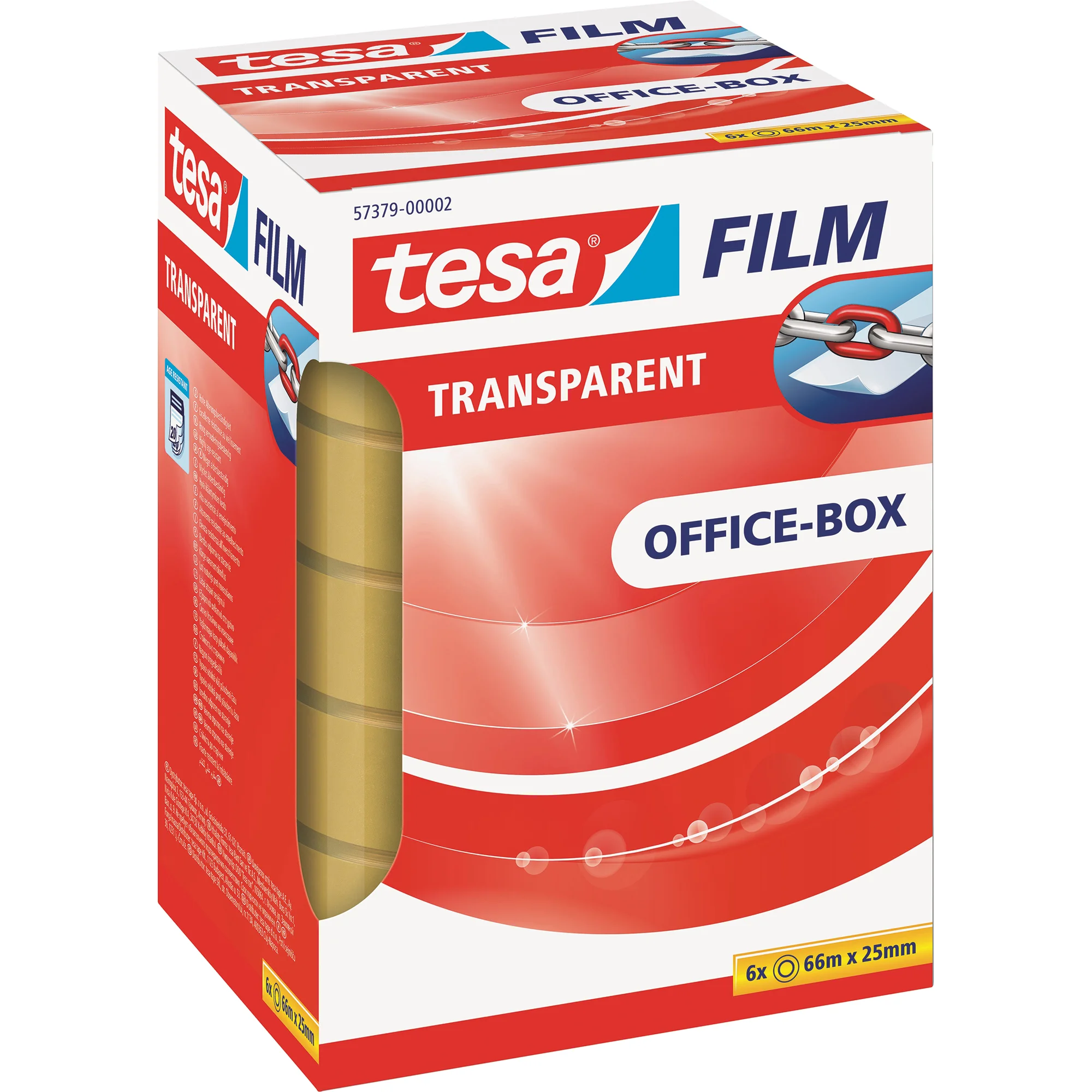 tesa Film, transparent, 25 mm x 66 m (EAN: 4042448036223)