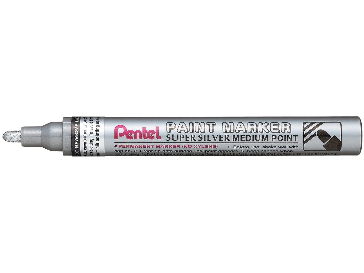 Pentel Lackmarker PAINT MARKER MMP10, silber (EAN: 0884851016850)