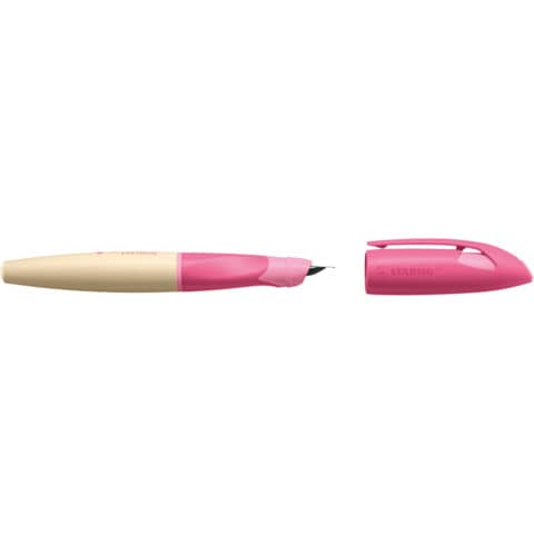 STABILO Füllhalter EASYbirdy Timber L, Linkshänder, rosa (EAN: 4006381606387)