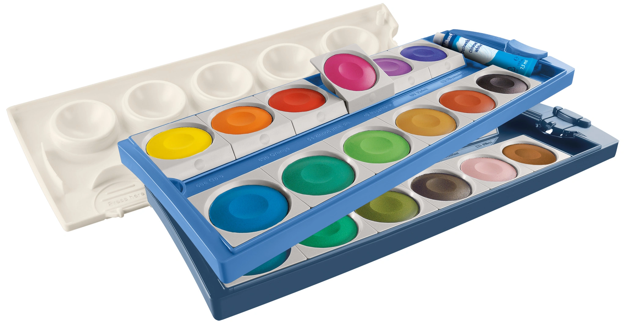 Pelikan Deckfarbkasten K24 eco, 24 Farben (EAN: 4012700701305)