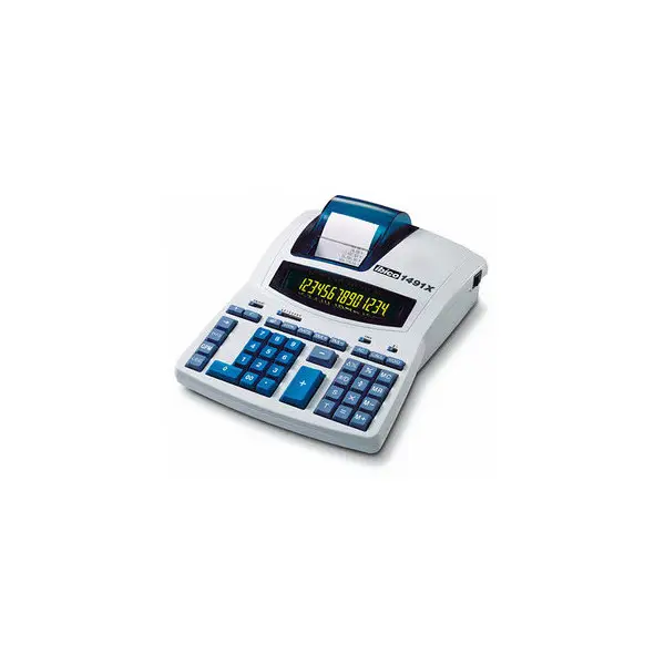 ibico druckender Thermo-Tischrechner 1491X Professionell (EAN: 0013465404207)
