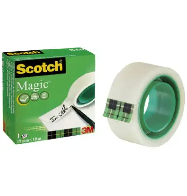 3M Scotch Klebefilm Magic 810, unsichtbar, 19 mm x 10 m (EAN: 3134375267304)