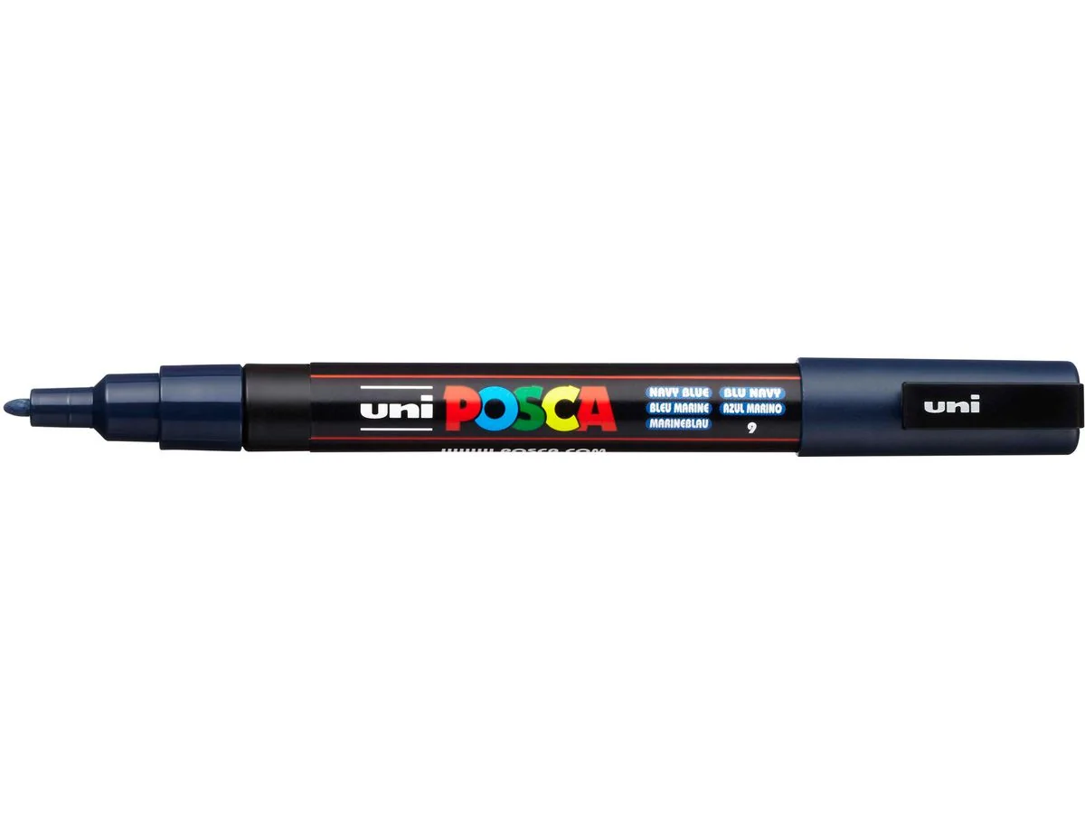 POSCA Pigmentmarker PC-3M, marineblau (EAN: 4902778202302)
