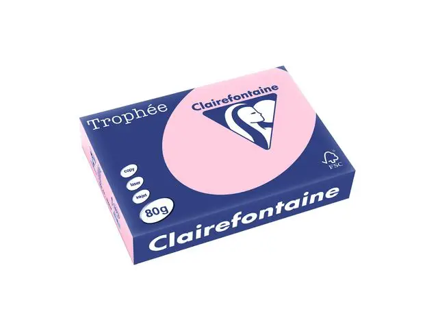 Clairefontaine Multifunktionspapier Trophée, A4, rosa (EAN: 3329680197303)
