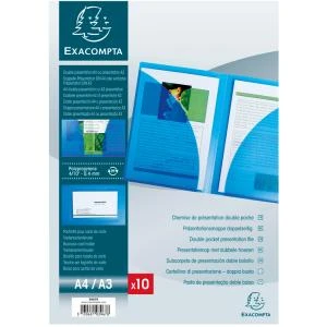 EXACOMPTA Präsentationsmappe, aus PP, DIN A4, kristallklar (EAN: 3130630039679)