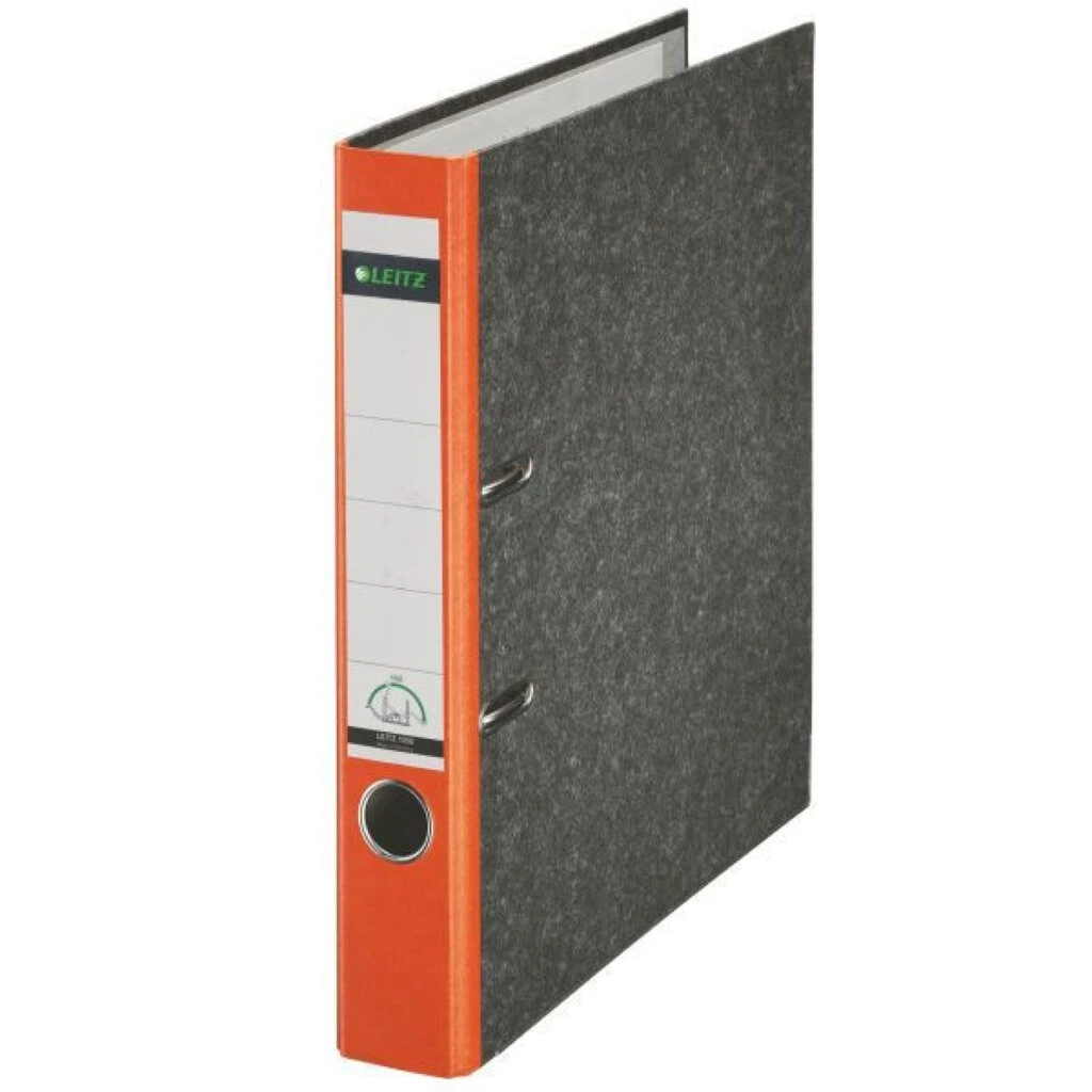 LEITZ Wolkenmarmor-Ordner, 180 Grad, DIN A4, 52 mm, orange (EAN: 4002432359424)