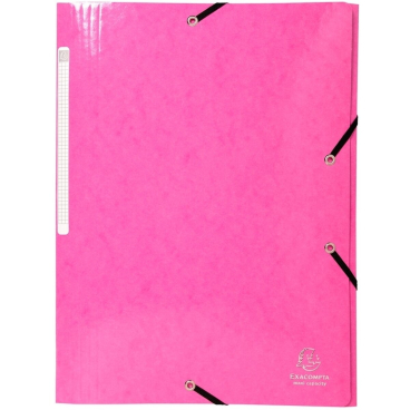 EXACOMPTA Eckspannermappe Iderama, A4, Karton, rosa (EAN: 3130630558248)