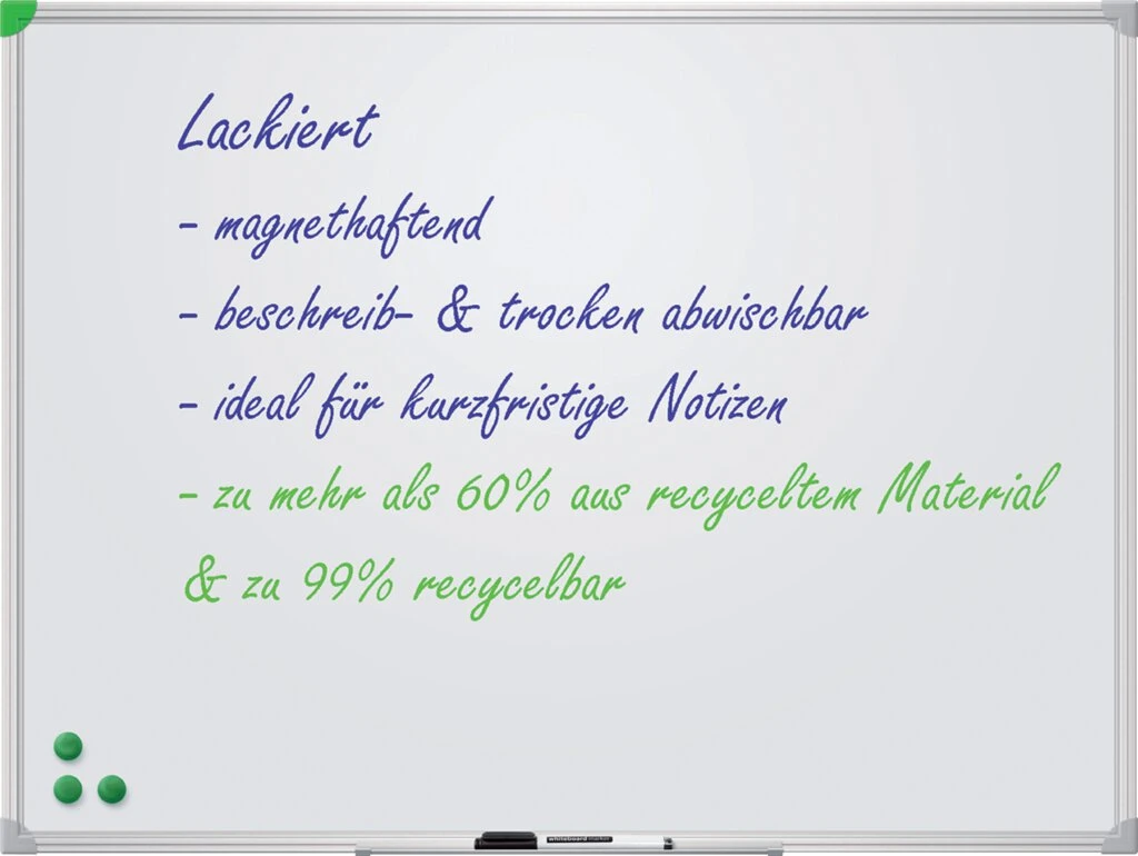 FRANKEN Weißwandtafel U-Act! Line, lackiert, 600 x 400 mm (EAN: 4016946221627)