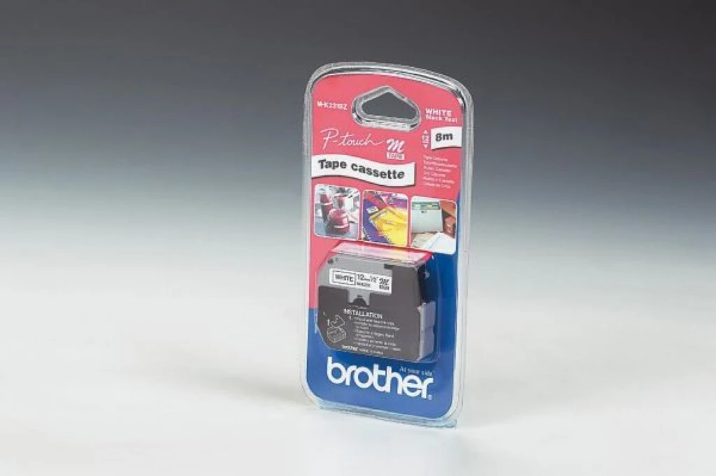 brother M-Tape M-K231 Schriftbandkassette, Bandbreite: 12 mm (EAN: 4977766624954)