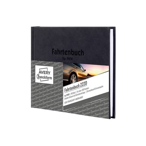 AVERY Zweckform Formularbuch "Hardcover" - Fahrtenbuch, A6 (EAN: 4004182014813)