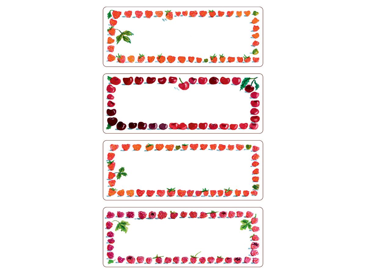 ZDesign HOME Haushalts-Etiketten "Beeren & Kirschen" (EAN: 4004182596937)