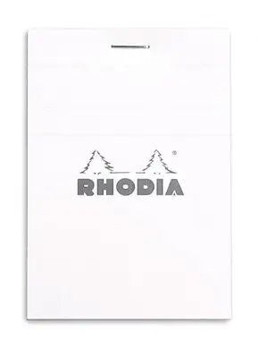 RHODIA Notizblock No. 11, DIN A7, kariert, weiß (EAN: 3037920112015)