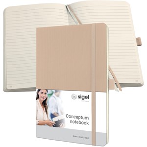 sigel Notizbuch Conceptum, DIN A5, liniert, beige (EAN: 4004360804014)
