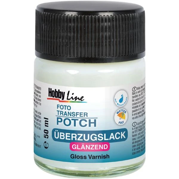 KREUL Foto Transfer POTCH Überzugslack, glänzend, 50 ml, transparent (EAN: 4000798499815)