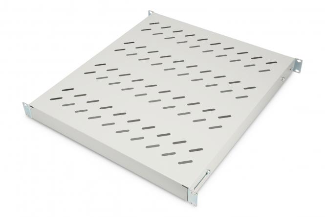 DIGITUS 19" Fachboden, 1 HE, Tiefe: 500 mm, lichtgrau (EAN: 4016032364986)