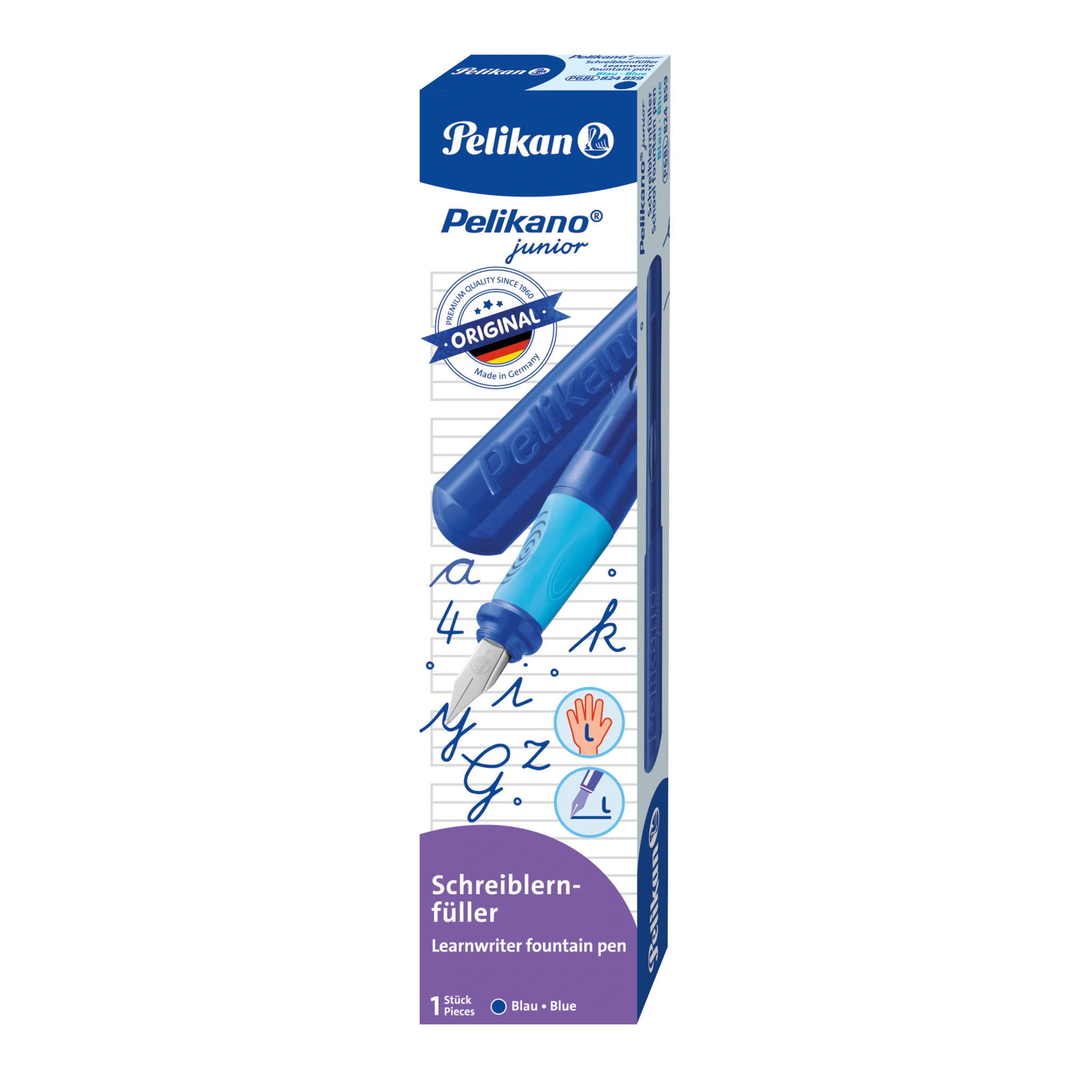 Pelikan Füllhalter Pelikano junior P68L, blau (EAN: 4012700524775)