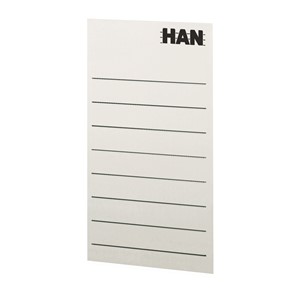 HAN Stehsammler-Etikett, 65 x 104 mm, grau (EAN: 4012473941007)