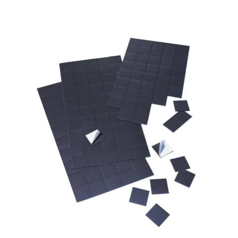 FRANKEN Magnetplättchen, 20 mm x 20 mm, schwarz (EAN: 4016946182683)