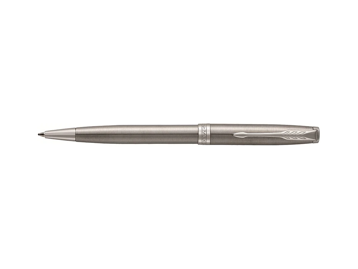 PARKER Drehkugelschreiber SONNET Edelstahl P.T., schwarz (EAN: 3501179315126)