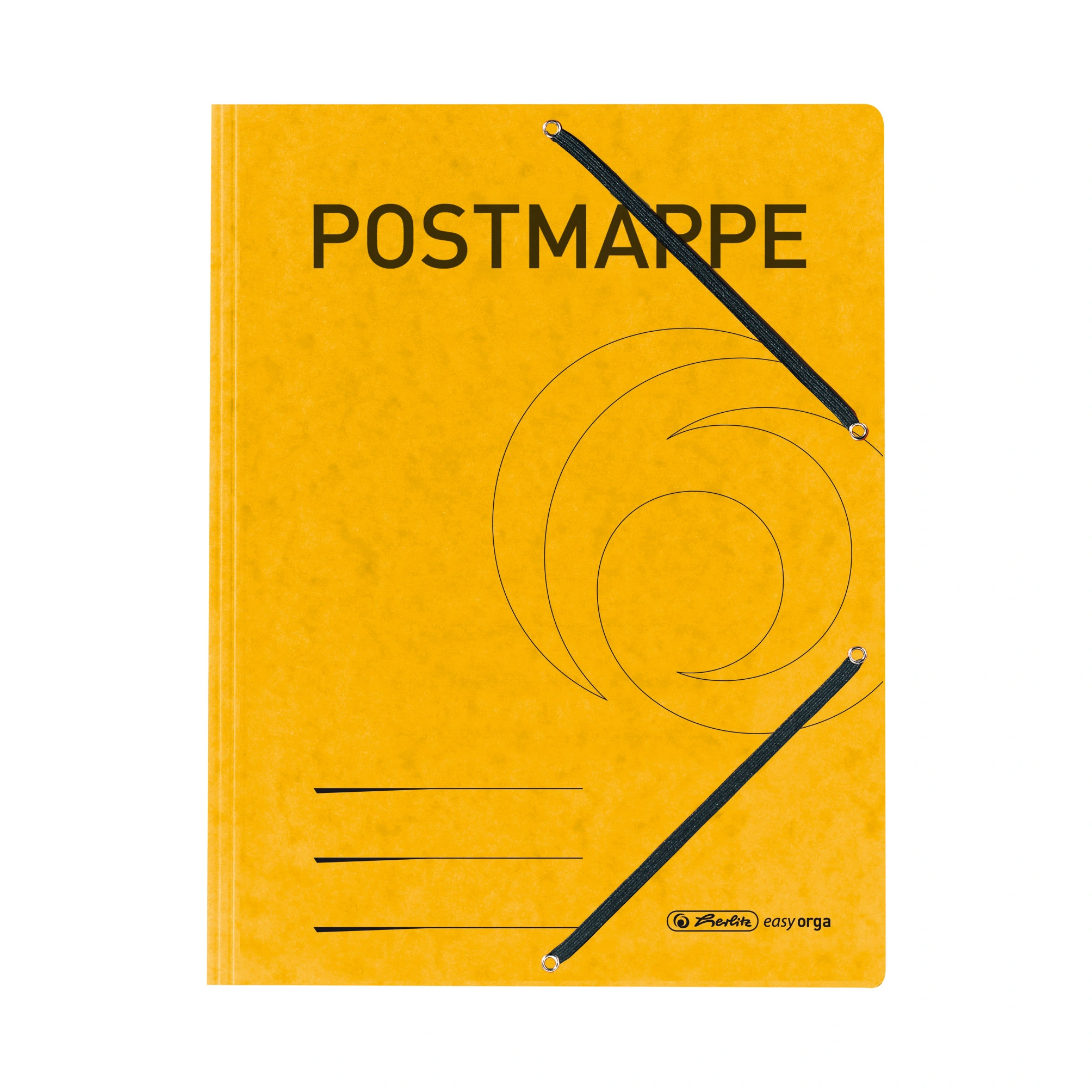 herlitz Postmappe, Karton, DIN A4, gelb (EAN: 4008110451312)