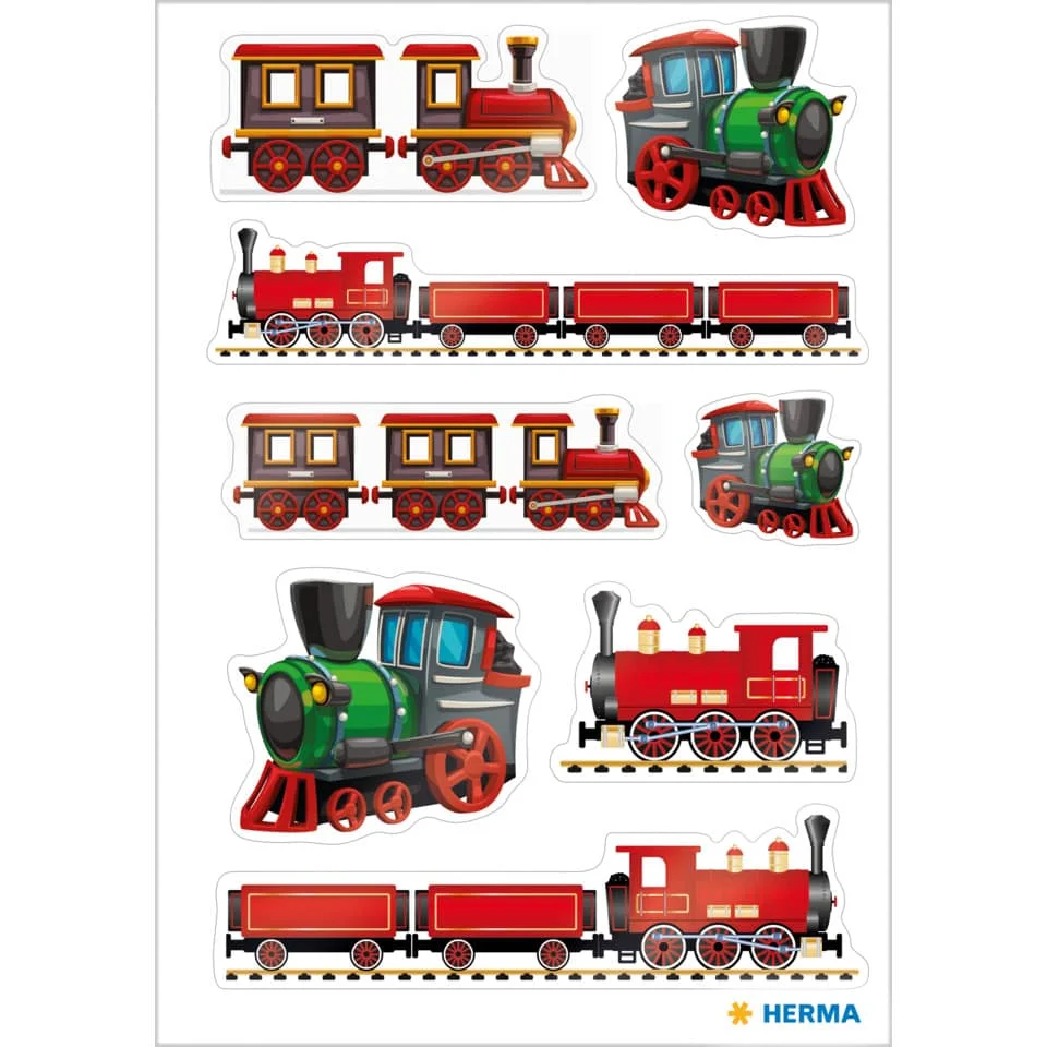 HERMA Sticker MAGIC "Eisenbahn", aus Glanzfolie (EAN: 4008705154925)