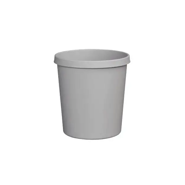 helit Papierkorb "the german", 18 Liter, PE, lichtgrau (EAN: 4012086052473)