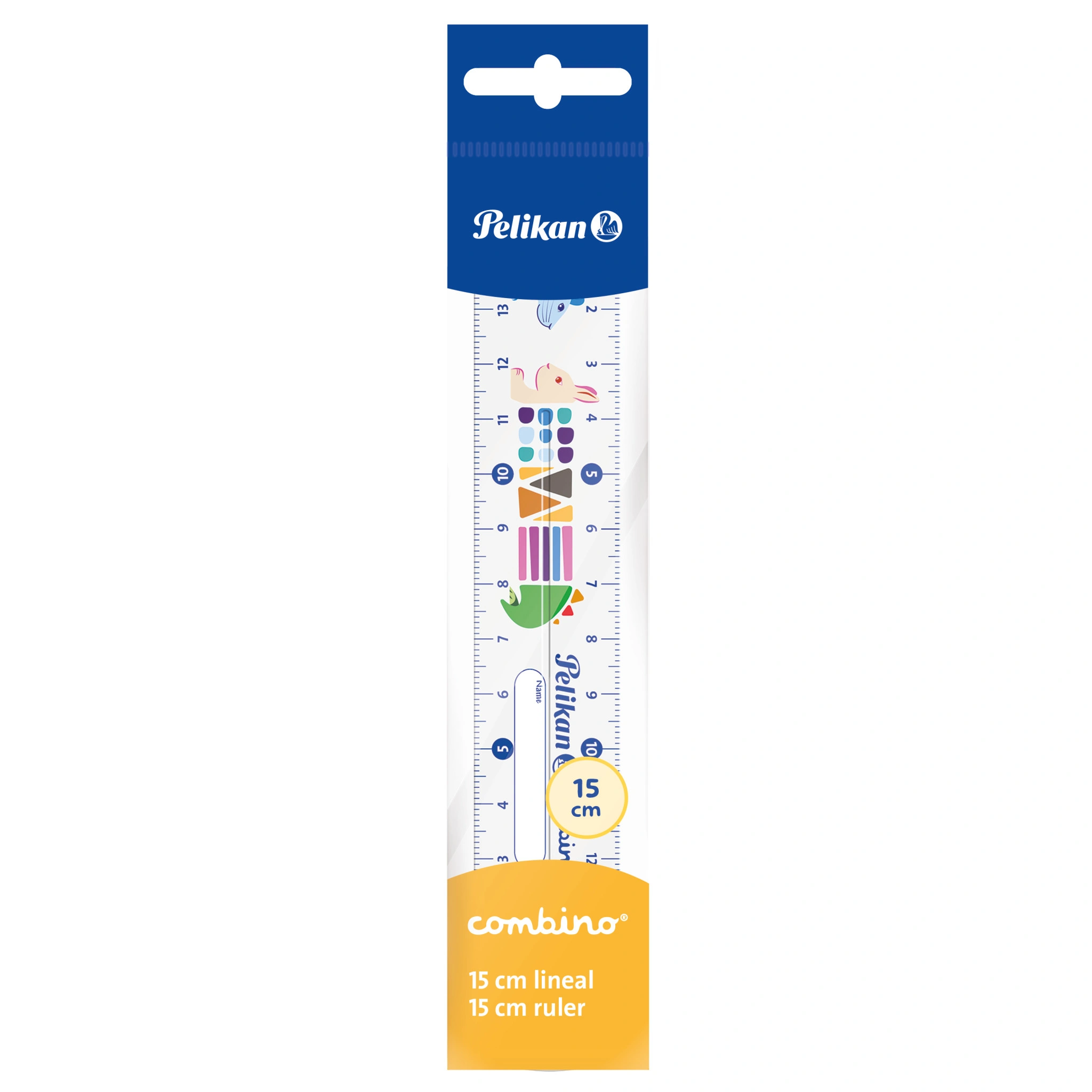 Pelikan Lineal combino, 150 mm, transparent (EAN: 4012700811226)