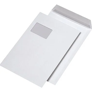 MAILmedia Versandtasche C4 haftklebend, mit Fenster, weiß (EAN: 4003928888329)