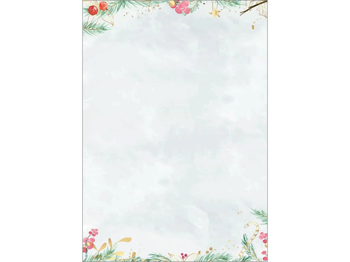 sigel Weihnachts-Motiv-Papier "Christmas Magic Watercolor" (EAN: 4004360778346)