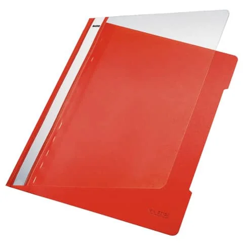 LEITZ Schnellhefter Standard, DIN A4, PP, hellrot (EAN: 4002432101207)