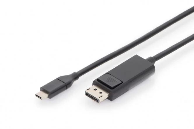 DIGITUS USB Type-C Gen 2 Adapter- / Konverterkabel, 2,0 m, schwarz (EAN: 4016032451365)